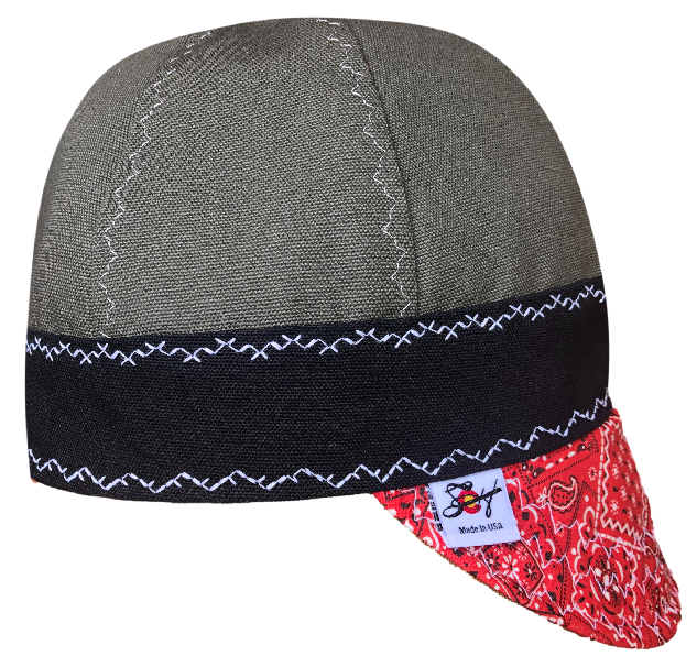 Paisley Bill Prewashed Canvas Welders Cap