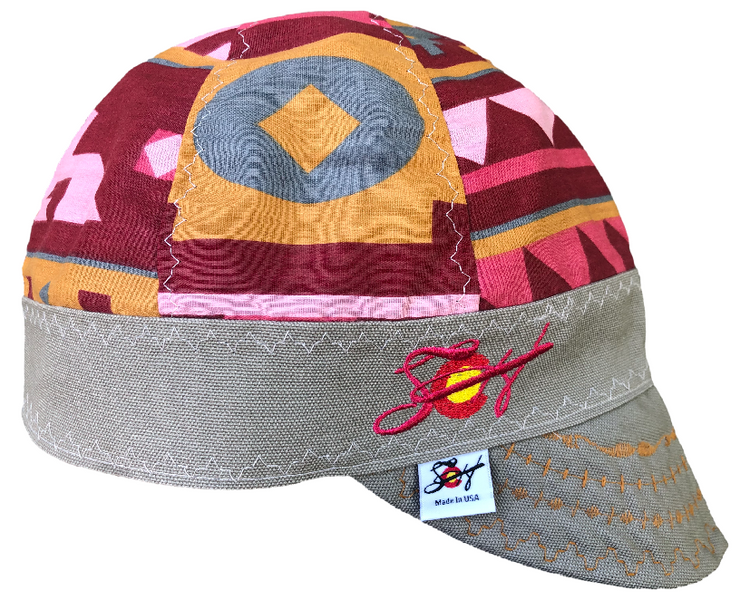 Aztec Embroidered Hybrid Welding Cap