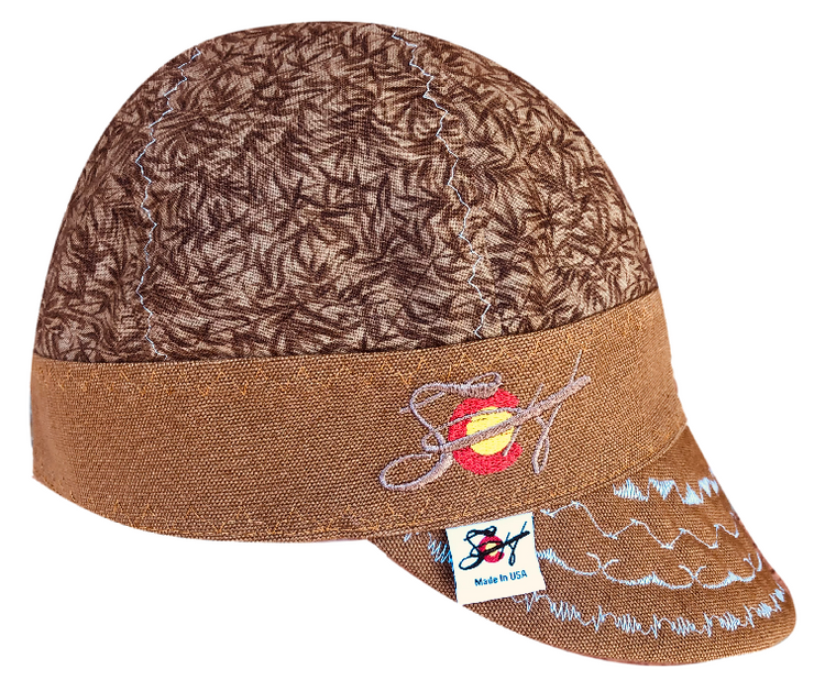 "Bamboo"zled  Embroidered Hybrid Welding Cap