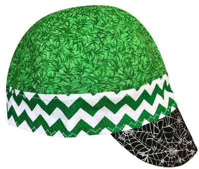 The Green Web Lined 100% Cotton Welders Cap