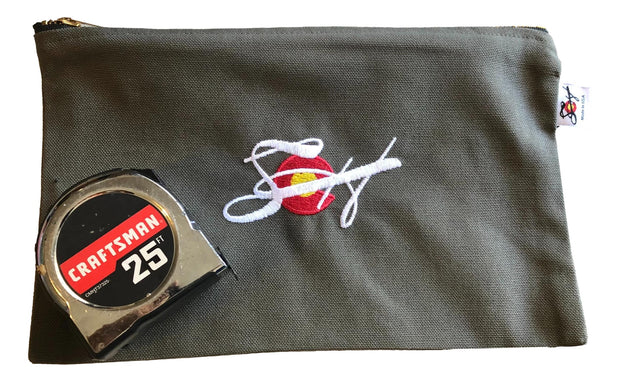 Embroidered Tool Bag Famous Maker Canvas Made in the USA 🇺🇸