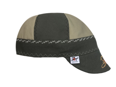 "The Distinguished" Mixed Panel Size 7 1/2 Prewashed Canvas Embroidered Welders Cap